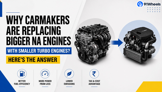 Why Carmakers Are Replacing Bigger NA Engines with Smaller Turbo Engines? Here's the Answer